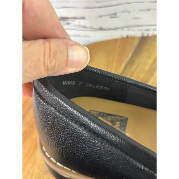 Women's Dolce Vita Black Loafers with Silver Hardware Size 7 - Picture 6 of 7